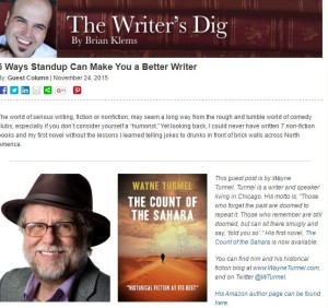 Hey, I'm in Writers Digest just like a real writer.