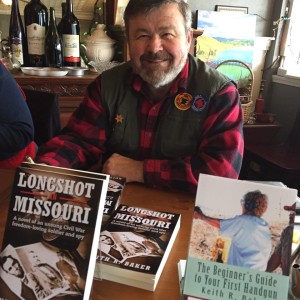 Keith R Baker, author of the Longshot series