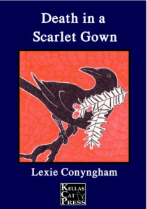 Death in a Scarlet Gown is the latest in the Murray of Letho series.